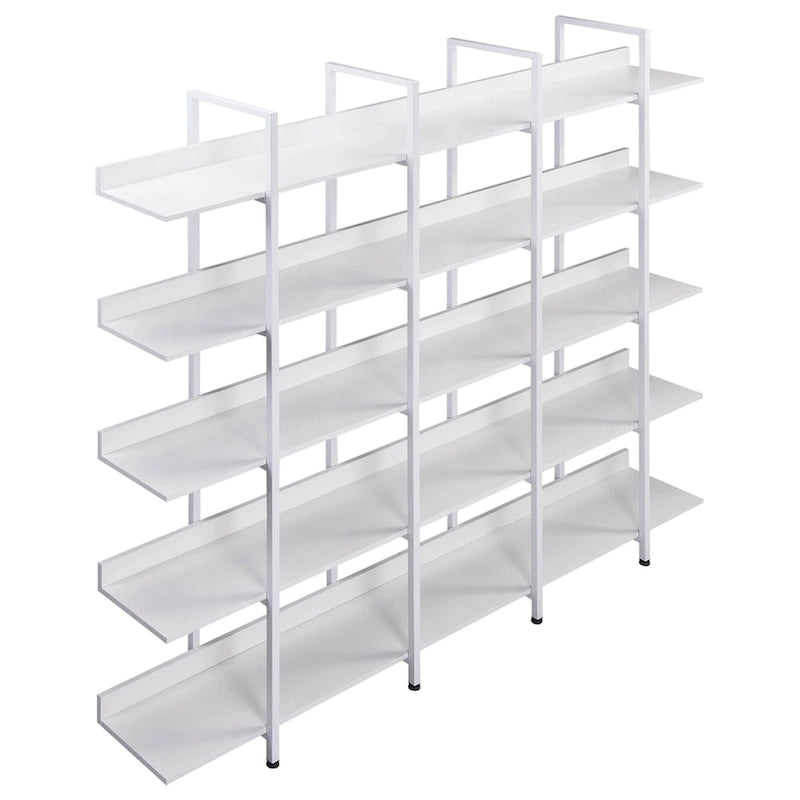 Bibliothèque à 5 niveaux, étagère ouverte pour bureau à domicile