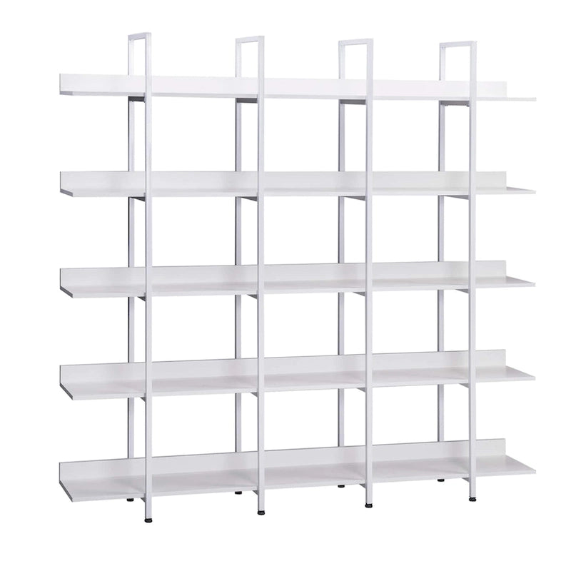 Bibliothèque à 5 niveaux, étagère ouverte pour bureau à domicile