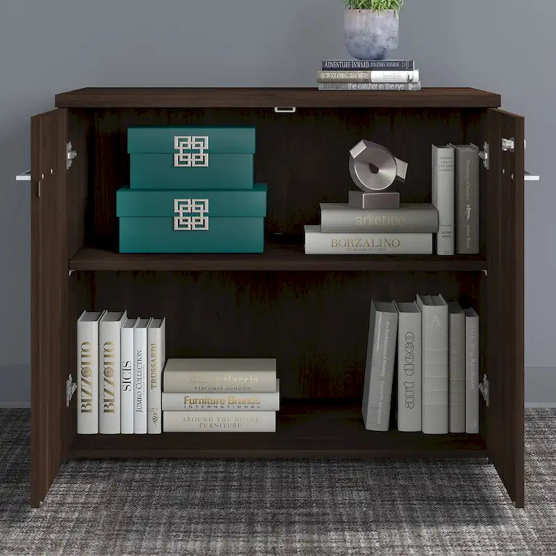 Tall Storage Cabinet with Doors by