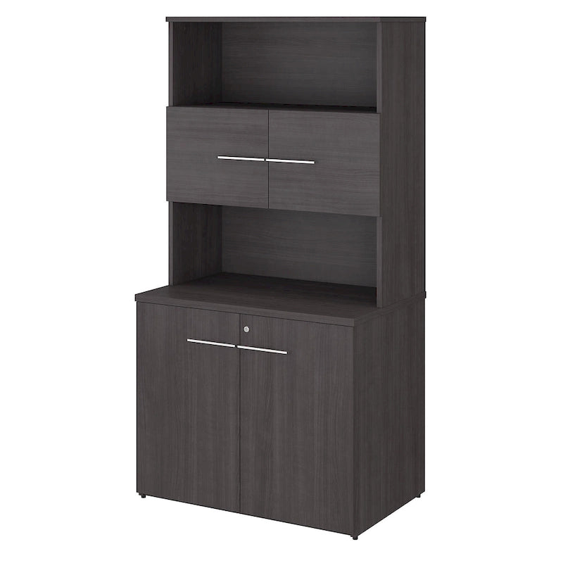 Tall Storage Cabinet with Doors by