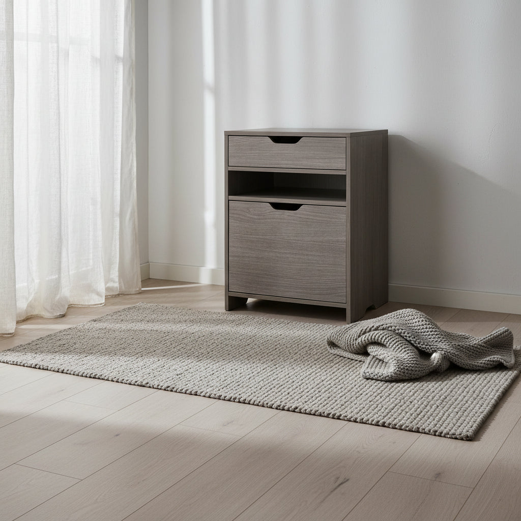 Nova Filing Storage Cabinet, Charcoal