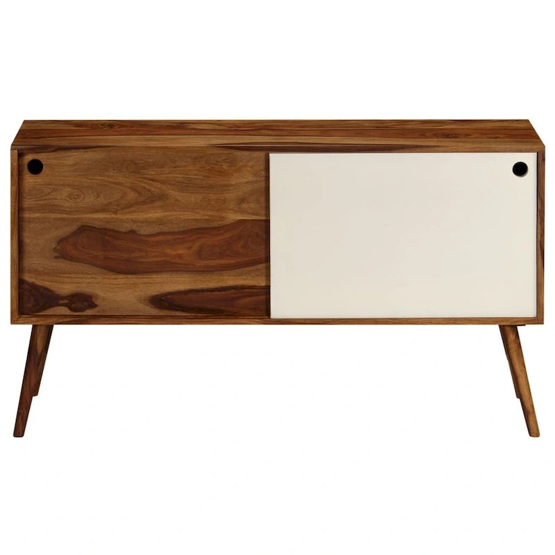 Sideboard aus massivem Sheeshamholz, 46.5x11.8x26