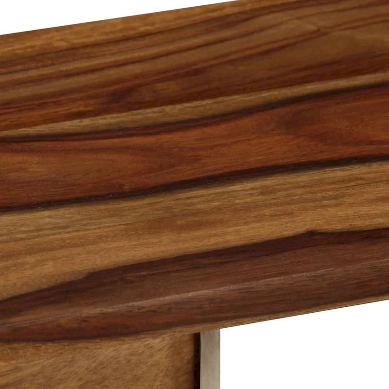 Sideboard aus massivem Sheeshamholz, 46.5x11.8x26