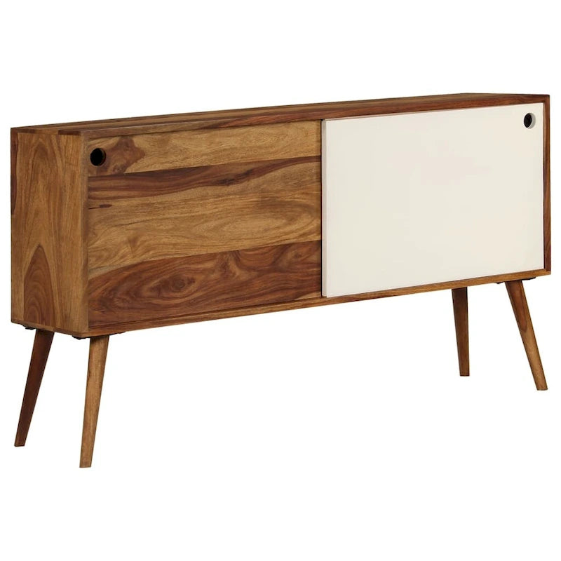 Sideboard aus massivem Sheeshamholz, 46.5x11.8x26