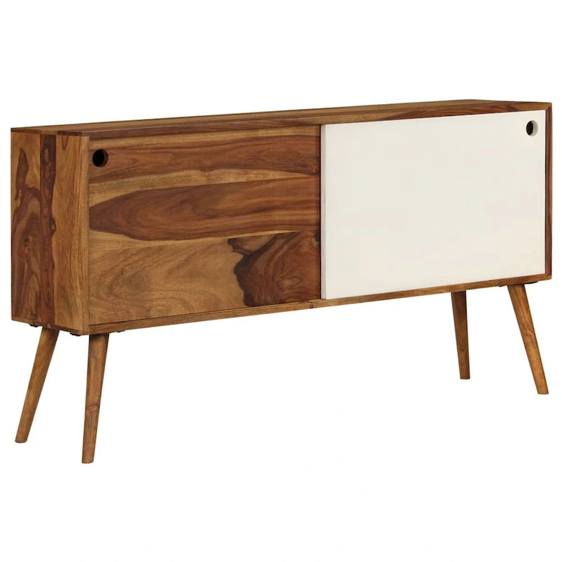 Sideboard aus massivem Sheeshamholz, 46.5x11.8x26