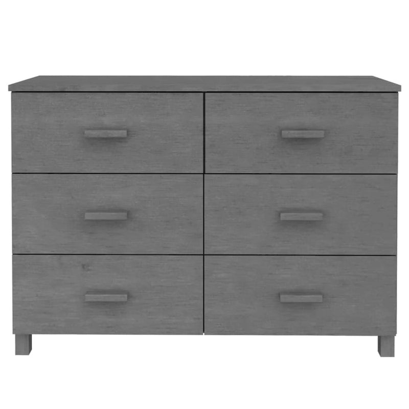 Sideboard-Buffetschrank mit Stauraum, Massivholz Kiefer – 44.5x15.7x31.5