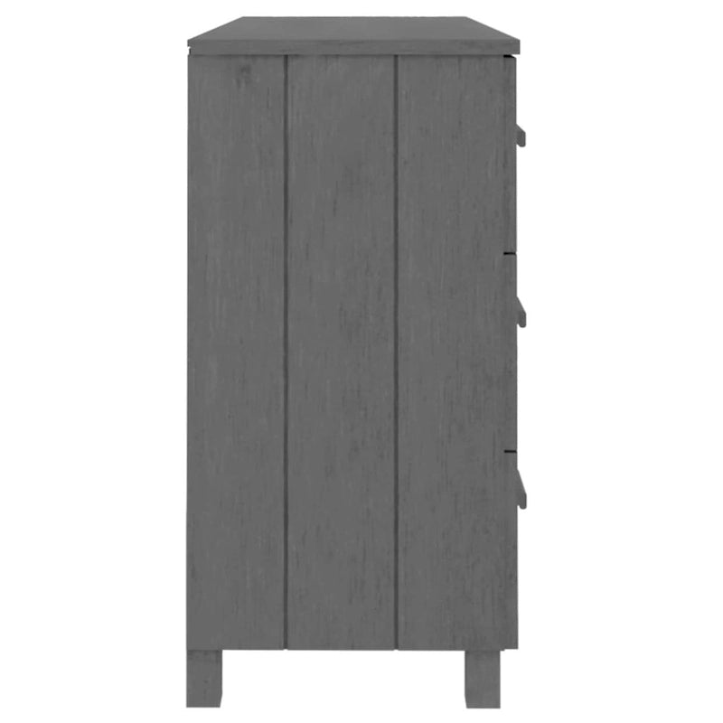 Sideboard-Buffetschrank mit Stauraum, Massivholz Kiefer – 44.5x15.7x31.5