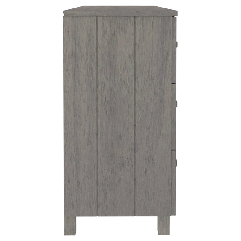 Sideboard-Buffetschrank mit Stauraum, Massivholz Kiefer – 44.5x15.7x31.5