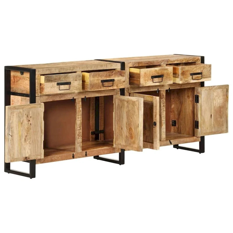 Sideboard 67.7x13.8x31.5 aus massivem Mangoholz