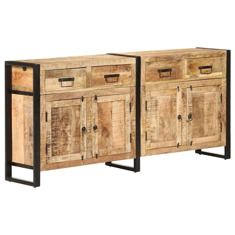 Sideboard 67.7x13.8x31.5 aus massivem Mangoholz