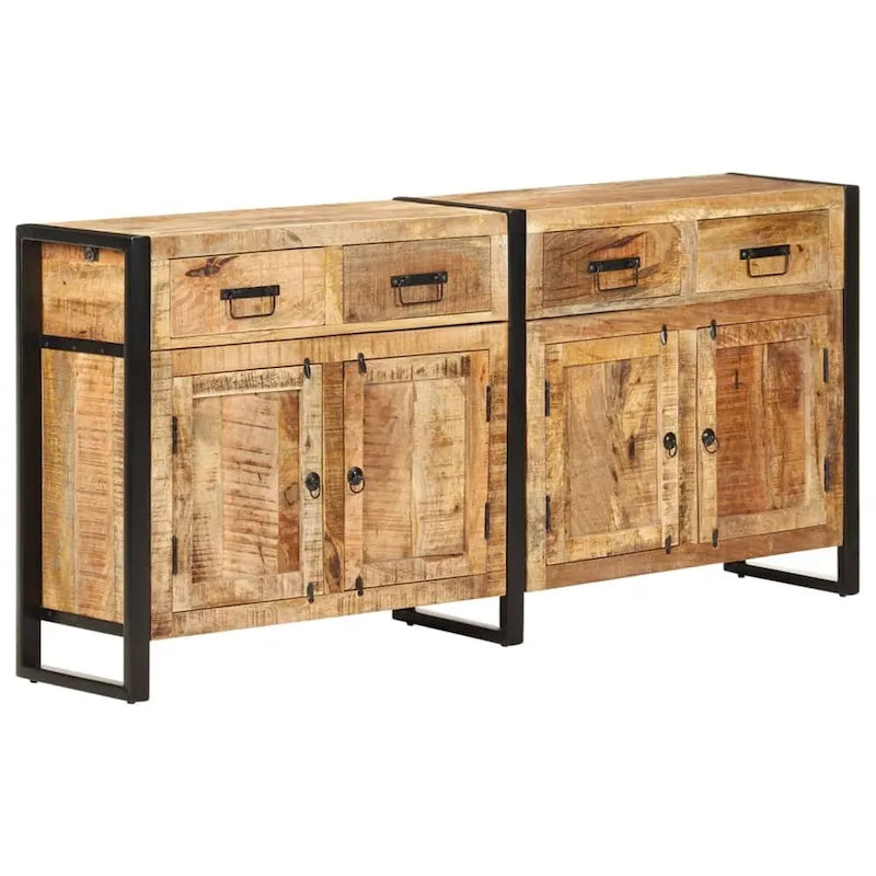 Sideboard 67.7x13.8x31.5 aus massivem Mangoholz