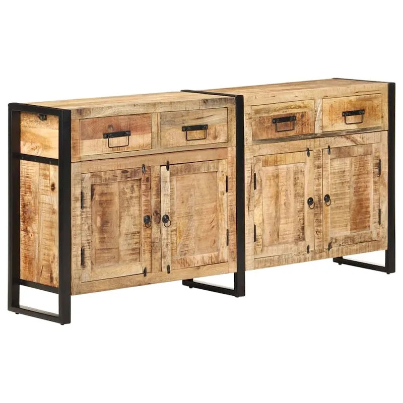 Sideboard 67.7x13.8x31.5 aus massivem Mangoholz