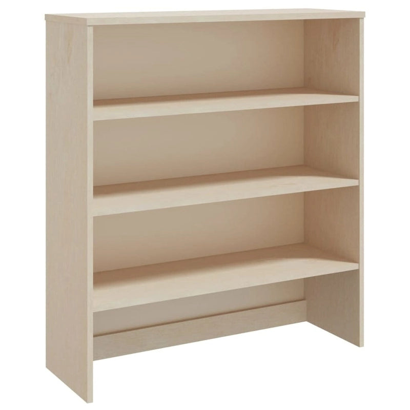 Schrankaufsatz für Highboard und Sideboard im Flur aus massivem Kiefernholz – 35.4x11.8x39.4