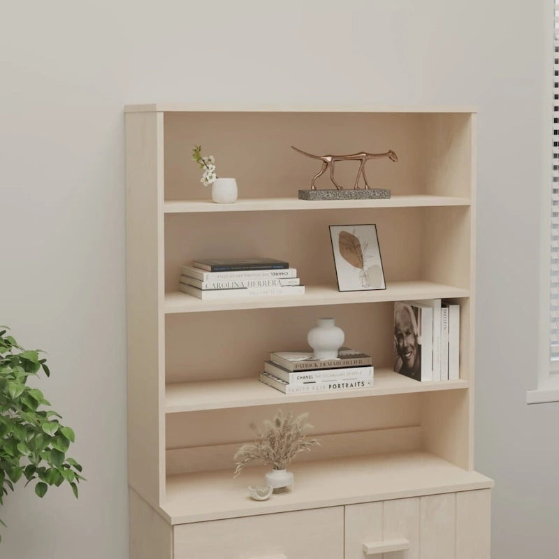 Cabinet Top for Highboard Sideboard for Hallway Solid Wood Pine - 35.4x11.8x39.4