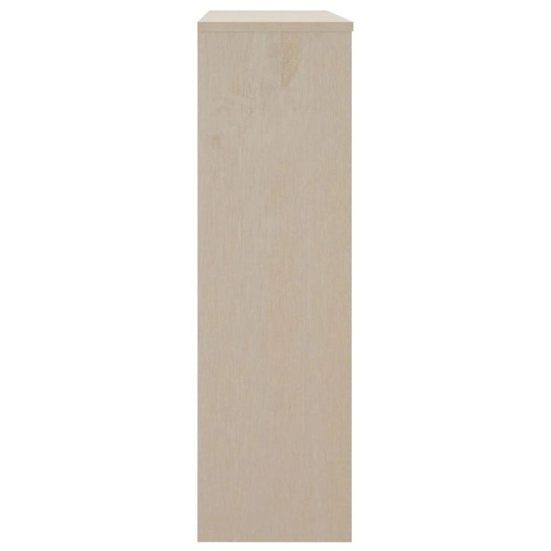 Cabinet Top for Highboard Sideboard for Hallway Solid Wood Pine - 35.4x11.8x39.4