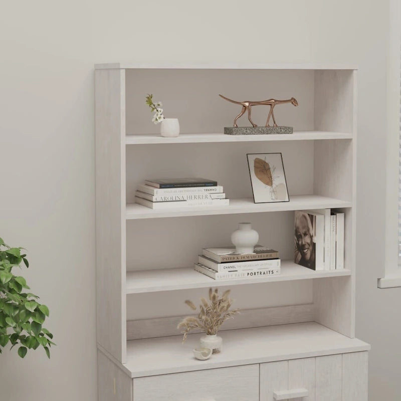 Cabinet Top for Highboard Sideboard for Hallway Solid Wood Pine - 35.4x11.8x39.4