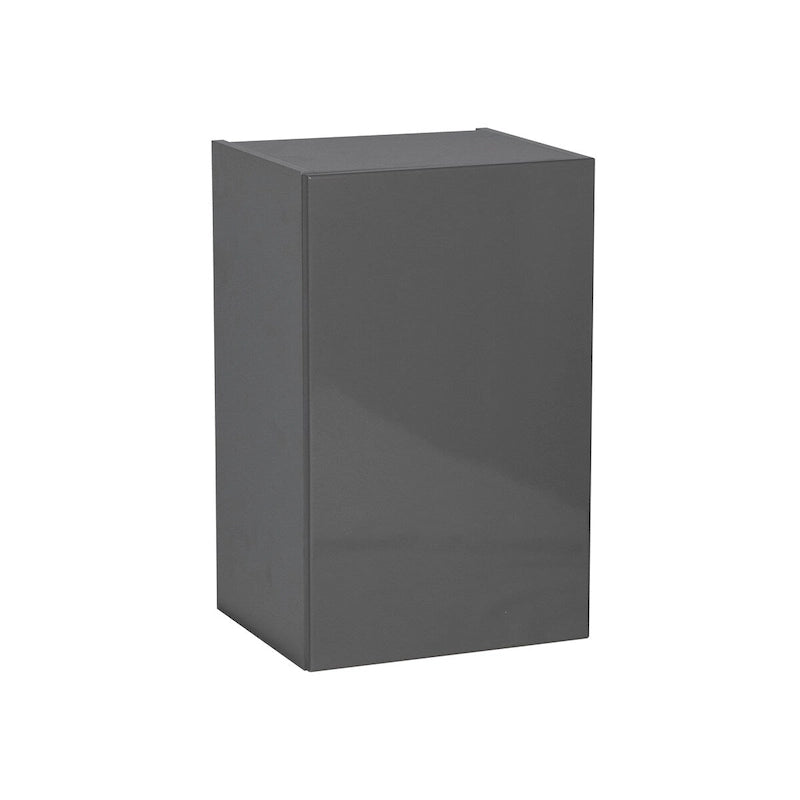 Meuble mural à porte simple de 9 x 24, gris - 9 x 24 x 12