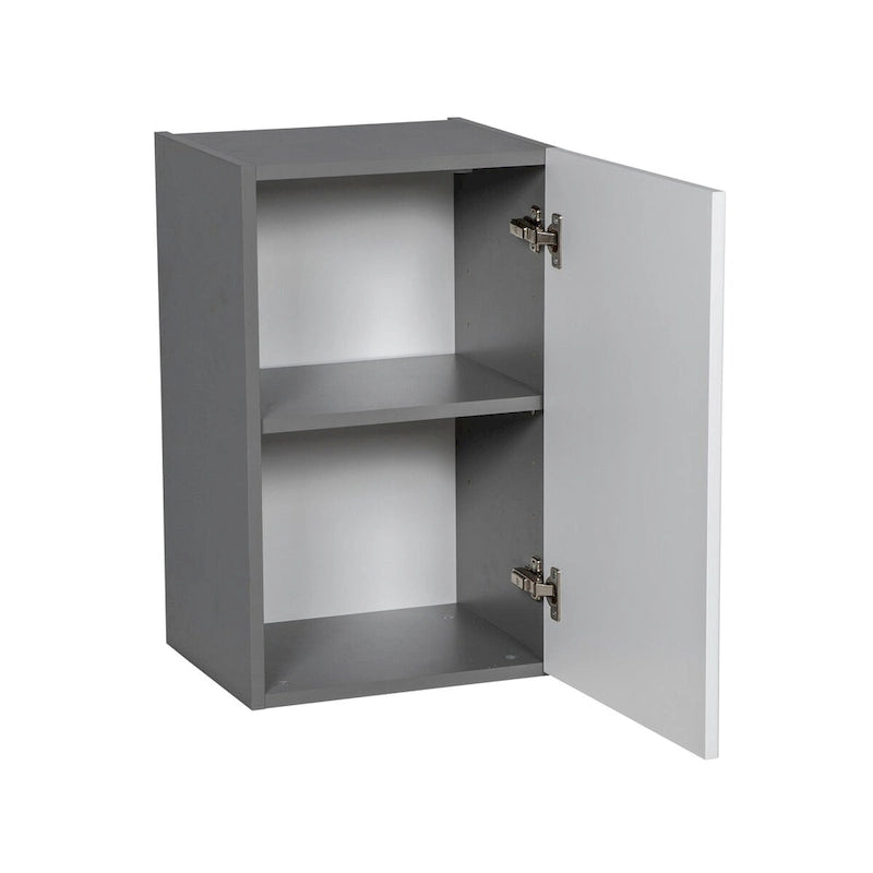9 x 24 Wall Cabinet-Single Door-Grey - 9 x 24 x 12