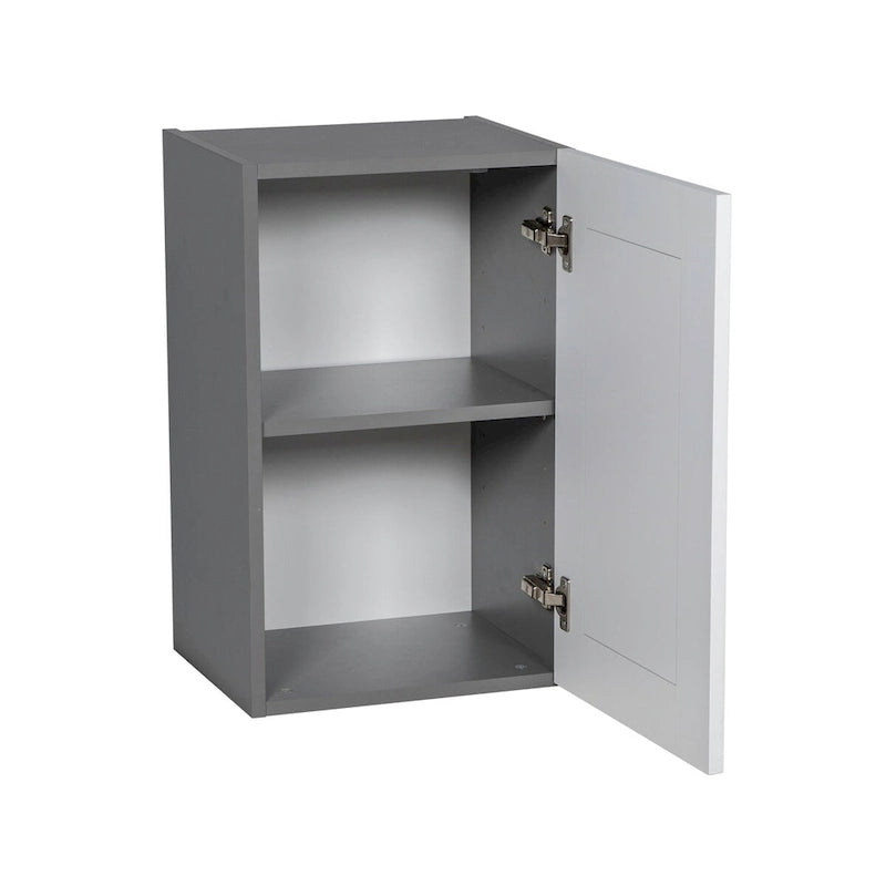 9 x 24 Wall Cabinet-Single Door-Grey - 9 x 24 x 12