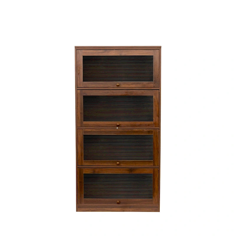 Moderner Büroschrank mit Glastüren