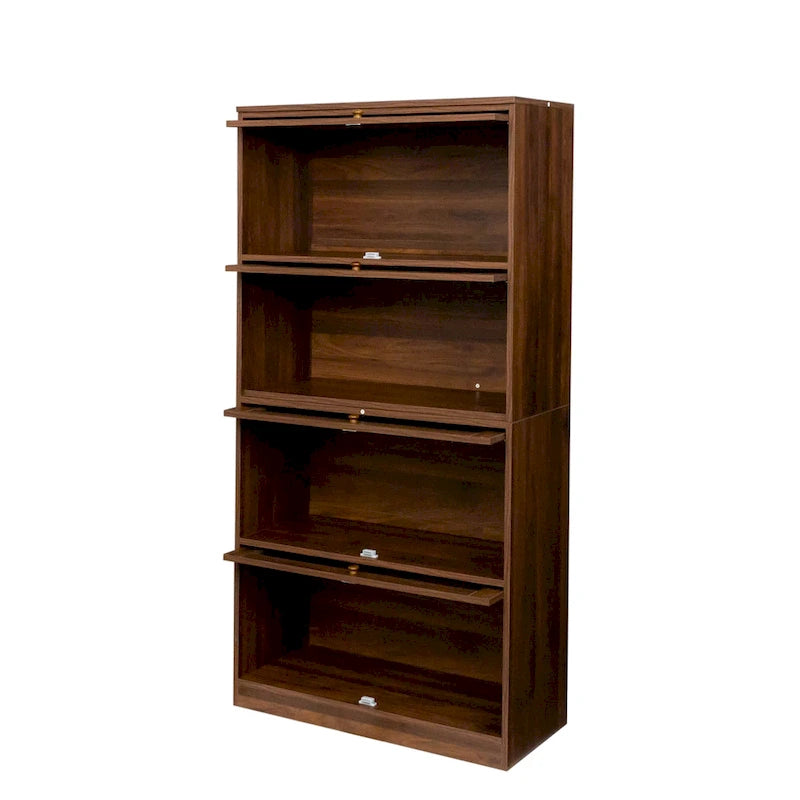 Moderner Büroschrank mit Glastüren