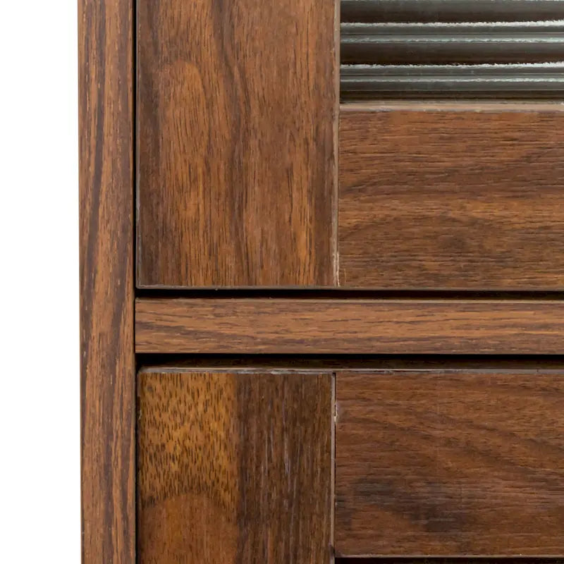 Moderner Büroschrank mit Glastüren