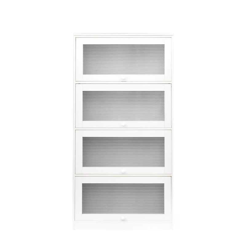 Moderner Büroschrank mit Glastüren