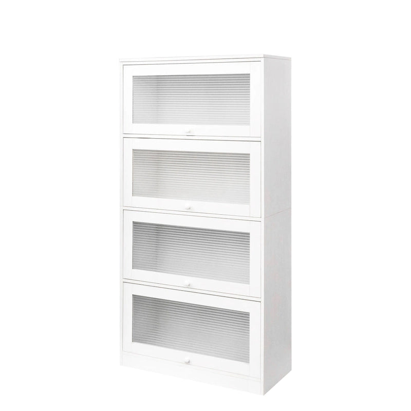 Moderner Büroschrank mit Glastüren