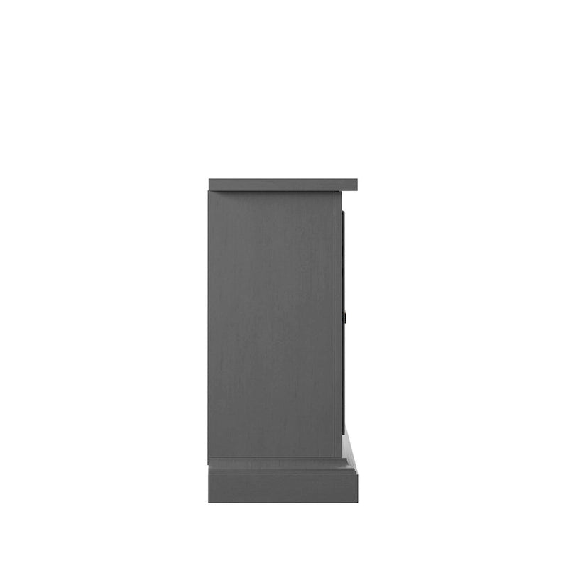 Dressoir met deuren van matglas
