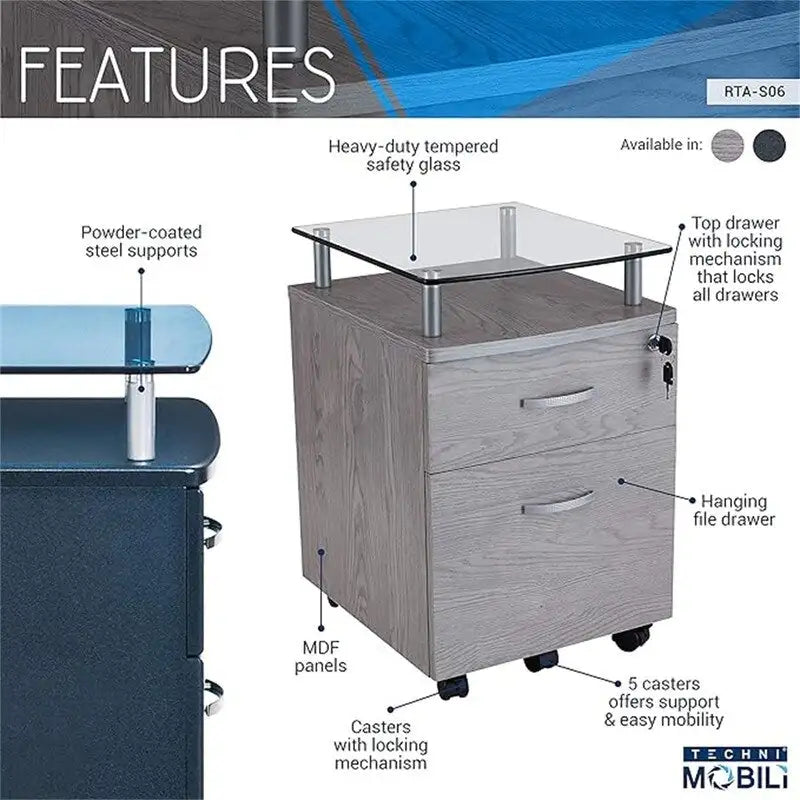 Rollcontainer – 17.5D x 15.75W x 24H