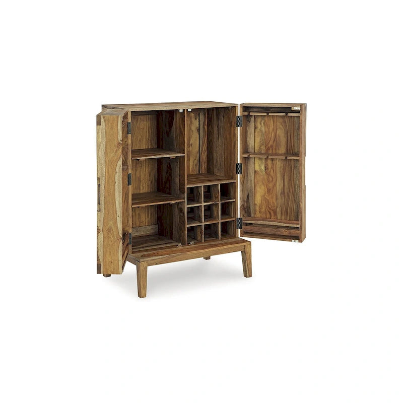Brauner Barschrank – 32 W x 20 D x 45 H