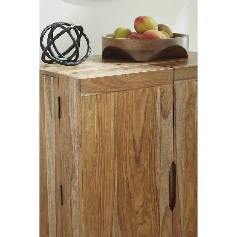 Brauner Barschrank – 32 W x 20 D x 45 H