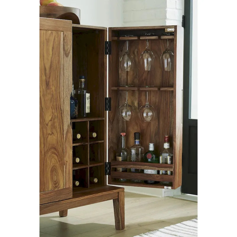 Brauner Barschrank – 32 W x 20 D x 45 H