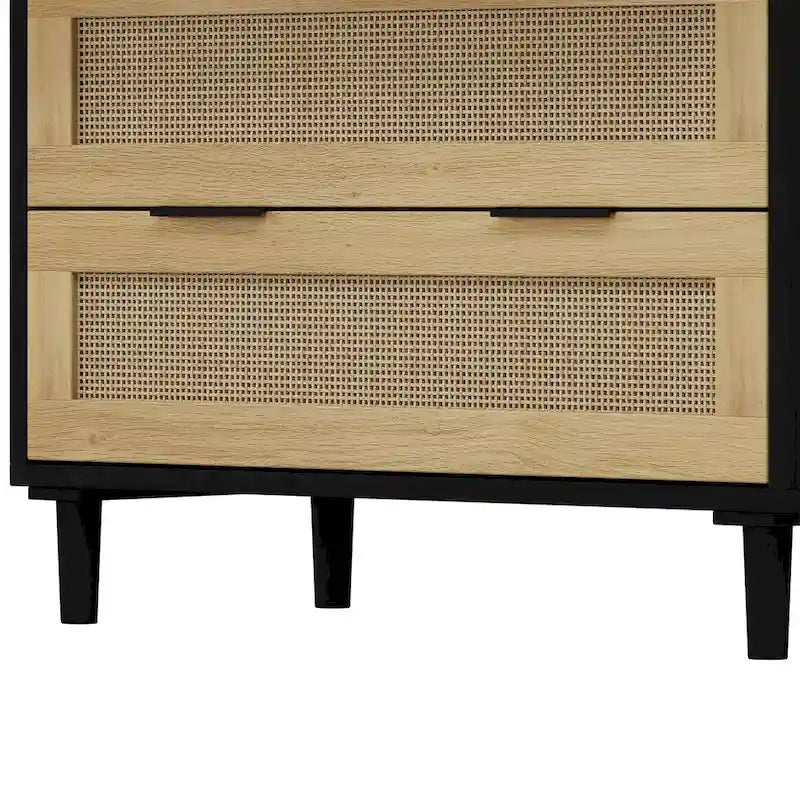 Mobile contenitore in rattan a 3 cassetti da 31.503