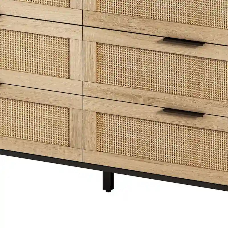 Rattan-Aufbewahrungsschrank mit 59.066 Schubladen
