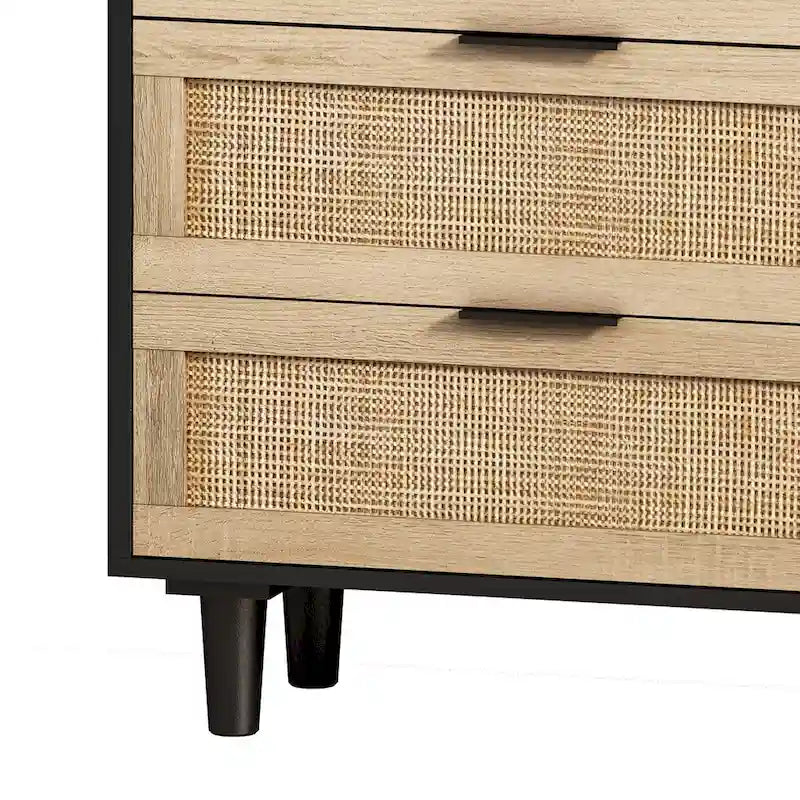 Rattan-Aufbewahrungsschrank mit 59.066 Schubladen