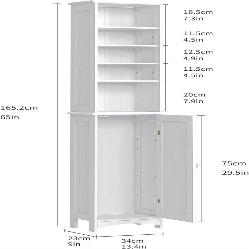 Mobile contenitore da bagno - 9D x 13.4W x 65H
